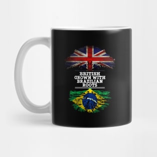 British Grown With Brazilian Roots - Gift for Brazilian With Roots From Brazil Mug